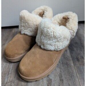 UGG Ultra Mini Braid Boots Size 9 Women's Chestnut Brown 1151750 New NWOB
